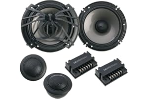 Soundstream AC.6 Arachnid Component 6.5" 2-Way 300W Speaker Set, Black