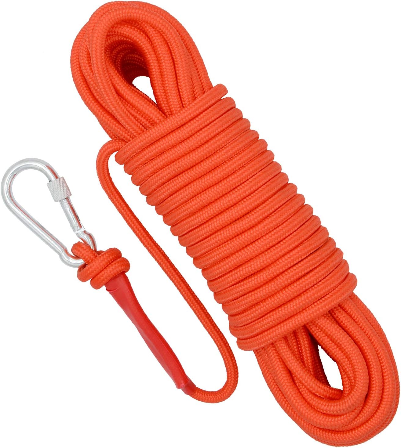 FerDIM Static Climbing Rope, Magnet Fishing Rope, 8mm(5/16in) High Strength Cord Safety Rope 32ft, 65ft, 98ft : Sports & Outdoors