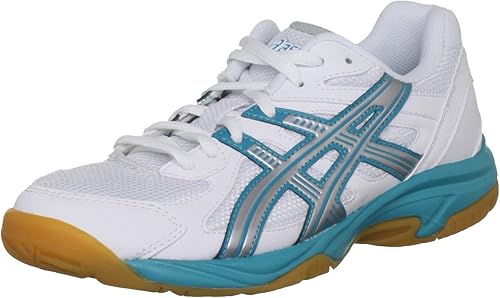 turquoise asics trainers