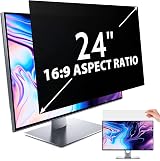 IPROKKO 24 Inch Privacy Screen Filter for 16:9 Anti Blue Light Glare