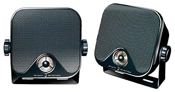 Dietz Aufbaulautsprecher 2-Wegesystem 90 Watt schwarz, 1 Paar