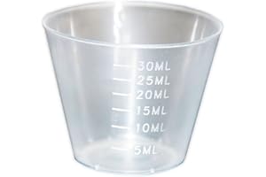 BIORX LABORATORIES Plastic Disposable Medicine Cup (30mL) [Qty. 100] by BioRx Sponix