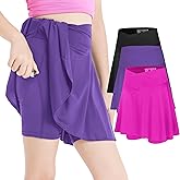 Girls' 2-in-1 Flowy Butterfly Shorts with Pockets - Athletic Dance & Running Shorts for Ages 5-11