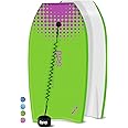 BPS 'Storm' Bodyboard with Premium Coiled Leash - Lightweight with EPS Core, Durable for All Wave Conditions