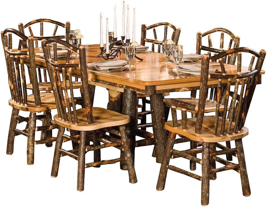 Amazon Com Furniture Barn Usa Tressle Table Dining Set With 6
