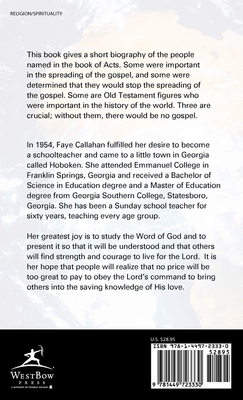 They That Have Turned The World Upside Down..." Acts 17: 6 Kjv: A Study Of  The Book Of Acts: Callahan, Faye: 9781449723330: Amazon.com: Books