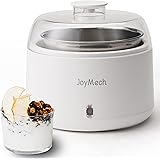 JoyMech Yogurt Maker, Greek Yogurt Maker Machine with Constant Temperature Control, Stainless Steel Container, 1 Quart for Ho