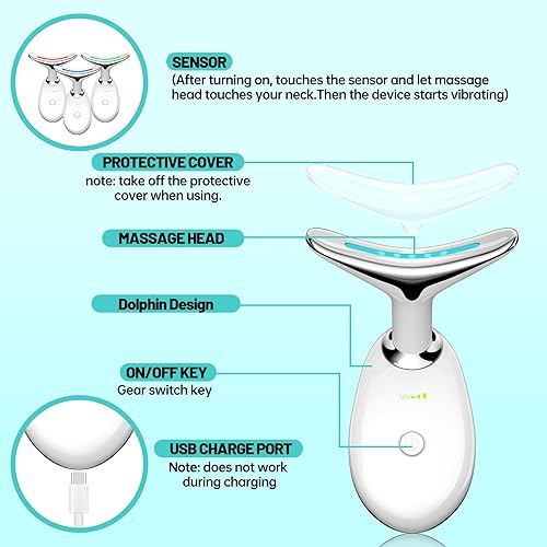 Red-Light-Tightening-Device Anti-Wrinkles. Light, Hot &Vibration.Face Massager for Beauty Device (White) in Dubai - UAE | Whizz Light Therapy Red-Light-Tightening-Device Anti-Wrinkles. Light, Hot &Vibration.Face Massager for Beauty Device (White) in Dubai - UAE | Whizz Light Therapy