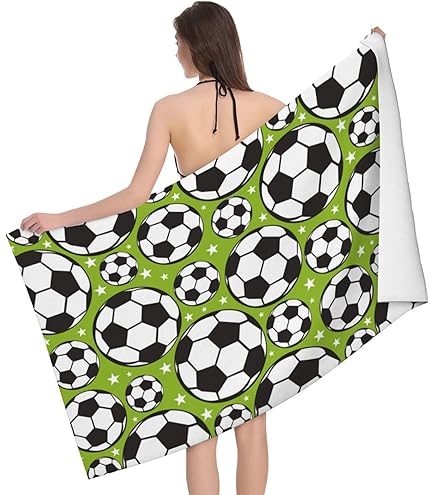 VOOHDDY Grande Serviette De Plage Colorée En Microfibre Douce Et