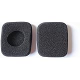Mokoo &reg; 3 Pairs Replacement Earpad Foam Ear Pad Sponge Covers for GOgroove AirBand Wireless Bluetooth Stereo TV Headset and B&O Headphones Headset with MOKOO LOGO Cable pouch