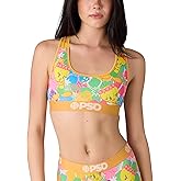 PSD Underwear Womens Sports Bra - Looney Tunes, Medium Support Sports Bras for Women, Womens Racerback Sports Bras