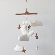 Amazon.com : Goukurlsma Cloud Moon Crib Mobile Cloud Baby Mobile ...