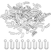 PATIKIL Letter Charm, 100 Pcs Alphabet Charm Initial Pendant Charm Bulk Cute DIY for Jewelry Making Bracelets Earrings Necklace Keychains Crafts, Dark Silver, Letter U