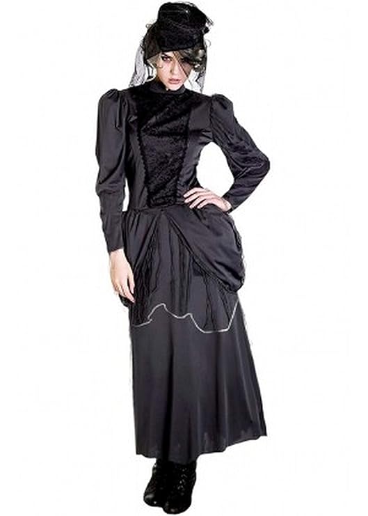 Für Immer Junge Damen Hexe Kostüm Zombie Braut Vampir Scary Halloween Kostüm UK Größe 38