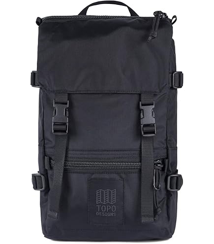 Topo Designs Y-pack Water Repellent Backpack In Charcoal/ Charcoal