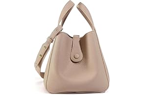 NEWBELLA Women's Bucket Bag - Square Top Handle Satchel with Crossbody Strap, Shoulder Bag for Work & Daily Commute