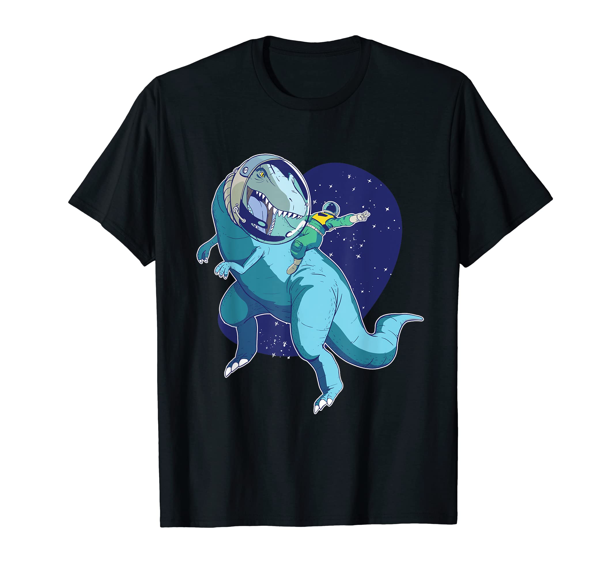 Astronaut Riding T-Rex | Dinosaur Astro T-Rex Space T-Shirt