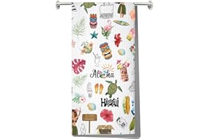 JNIAP Hawaii Kitchen Towel Hawaiian Kitchen Decor Hawaii Aloha Dish Towel Hawaii Housewarming Gift (Hawaii KT)