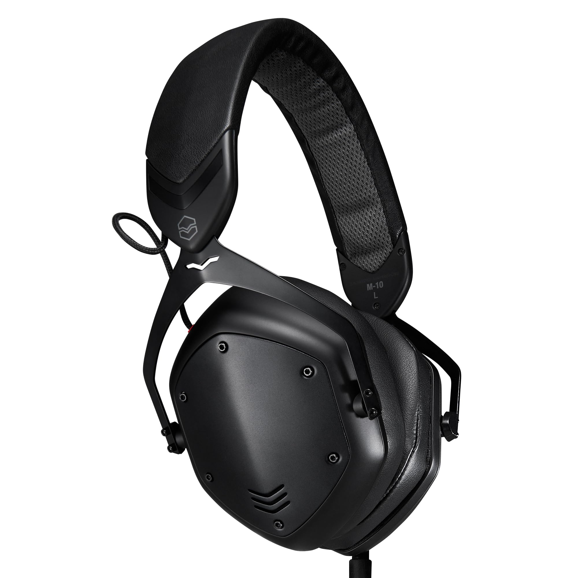 V-Moda M-10 | Streamlined Over-Ear DJ Headphones | Tuned for DJs & Beat-Driven Music | Deep Bass with High-End Clarity | Memory Foam Cushions for Long Performance | Durable Closed-Back Design | Black
