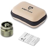 SOOYEAH Propane to Isobutane Converter - Camping Hiking Backpacking Stove Adapter, 1Lb Propane Cylinder Input, EN417 Lindal V