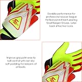 SAWANS Football Goalkeeper Gloves Red Yellow Size 6 Youth Adult view 4