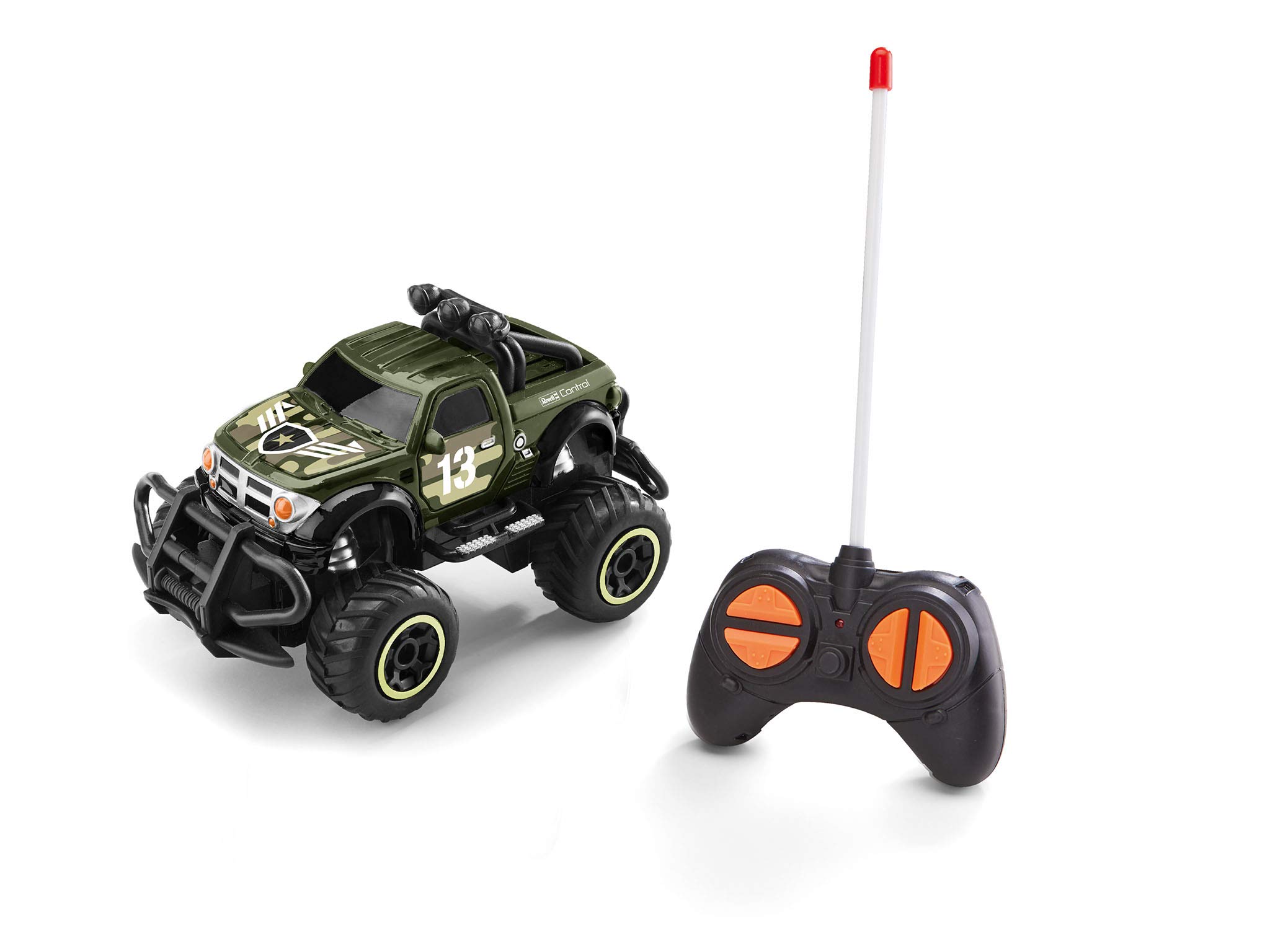 Revell Control 23491 Remote Control Car RAM Field Hunter With 27 MHz Control, 1:43 Scale, 14cm in length
