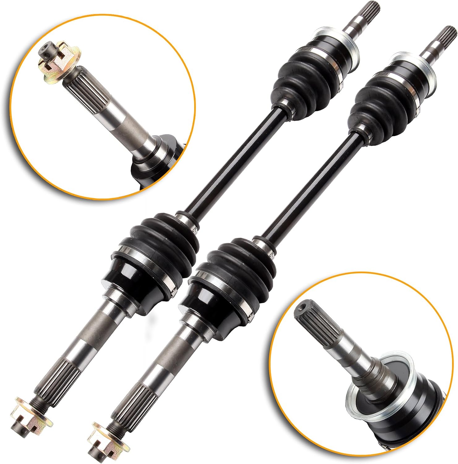 Set of 4 Heavy Duty Front Axle CV Boot Kits 20012008 Kawasaki Mule