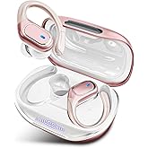 Wireless Earbuds, 80Hrs Playtime Ear Buds with LED Power Display, Noise Canceling Headset, IPX7 Waterproof Earphones for Work