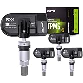 CDWTPS TPMS Sensor for Ford,Pre-Programmed Upgrade Tire Pressure Sensor | Compatible with Ford Lincoln Mercury 315/433MHz Dual design-Replace OE# DE8T1A180AA,F2GZ-1A189-A(set of 4)