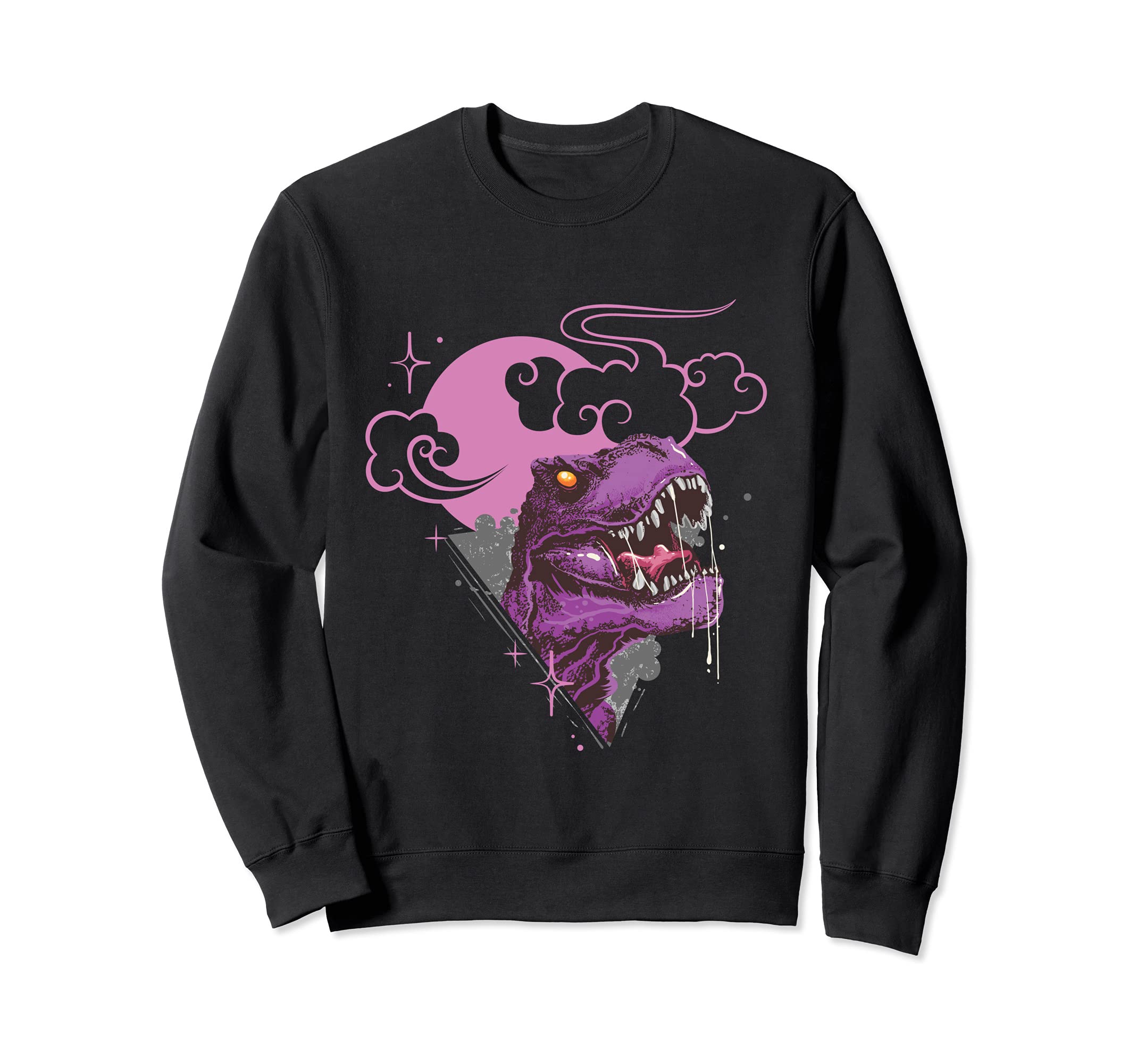 Violet Wildlife Tyrannosaurus T-rex Dinosaur Wild Jurassic Sweatshirt
