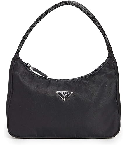 Prada Vitello Phenix Black Leather Crossbody Bag Gold-Tone