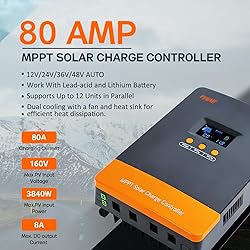 MPPT 80A Solar Charge Controller 12V/24V/36V/48V