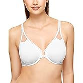 Wacoal Women's Body By Unlined Front Close Underwire Racerback Bra, 65124 | Unlined, Underwire, Mid Coverage