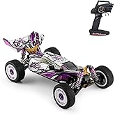 GoolRC WLtoys 124019 RC Car, 1/12 Scale 2.4GHz 4WD 60km/h High Speed Racing Buggy Drift Car RTR, Aluminum Alloy Chassis, Zinc Alloy Gear, 1 Battery