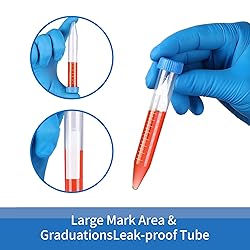 BIPEE Centrifuge Tubes, 15mL lab Tubes, Test Tubes