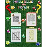 Puzzle Books For Kids Age 8-12: Puzzle books Sudoku , Word search , Mazes , Mutiplication Table | Gifts for kids | Activity for Children 8, 9, 10, 11 and 12 years | Birthday Present