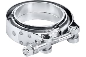Evil Energy V Band Clamp with Flange Male Female Stainless Steel (3.0 Inch)