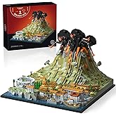 Givenni Architecture The Ancient City of Pompeii in Rome Building kit; Mount Vesuvius Collectible Display Set 2539 Pcs for Ad