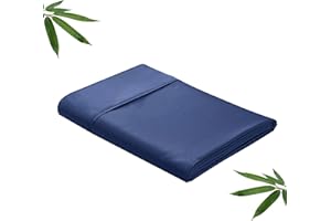 Bamboo Viscose Flat Sheets Only, Sateen Weave Queen Size Flat Sheet Only, Luxury Soft Cooling for Hot Sleepers, Silky Breatha