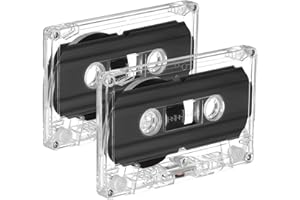 Alipis Micro Cassette Tapes Blank: Audio Cassette Tapes 30 Minute Recording Time Transparent Replacement for Music Speech Rec