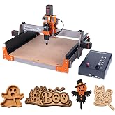 FoxAlien Masuter 3S CNC Router Machine with Closed-Loop Stepper Motors | NEMA 23 Closed-Loop Stepper Motor, 400W Spindle for Wood Acrylic Aluminum Metal Carving Cutting 400x400x95mm Work Area