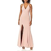 Iris Spaghetti Strap Plunging Long Dress