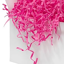 Mefleet 1 LB Crinkle Cut Paper Shred Filler Pink
