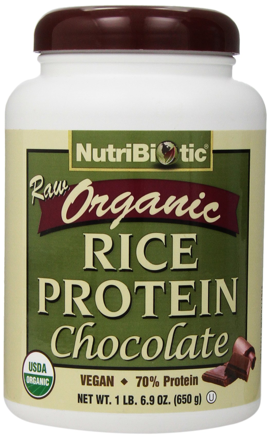 Nutribiotic Organic Rice Protein, Vanilla, 3 Pounds Health
