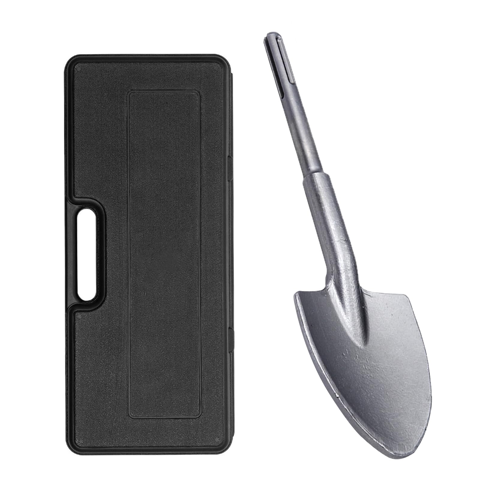 Nisorpa Clay Spade Chisel Bit for Breaker, SDS Max Shank 5 Pit Shovel Jack Hammer Breaker 40Cr Steel Jack Hammer Spade Chisel Bit