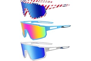 Derowern Kids Baseball Polarized Sunglasses Sports TR90 Lightweight Frame Sun Glass for Boys Girls Age 6-14 Softball Cycling
