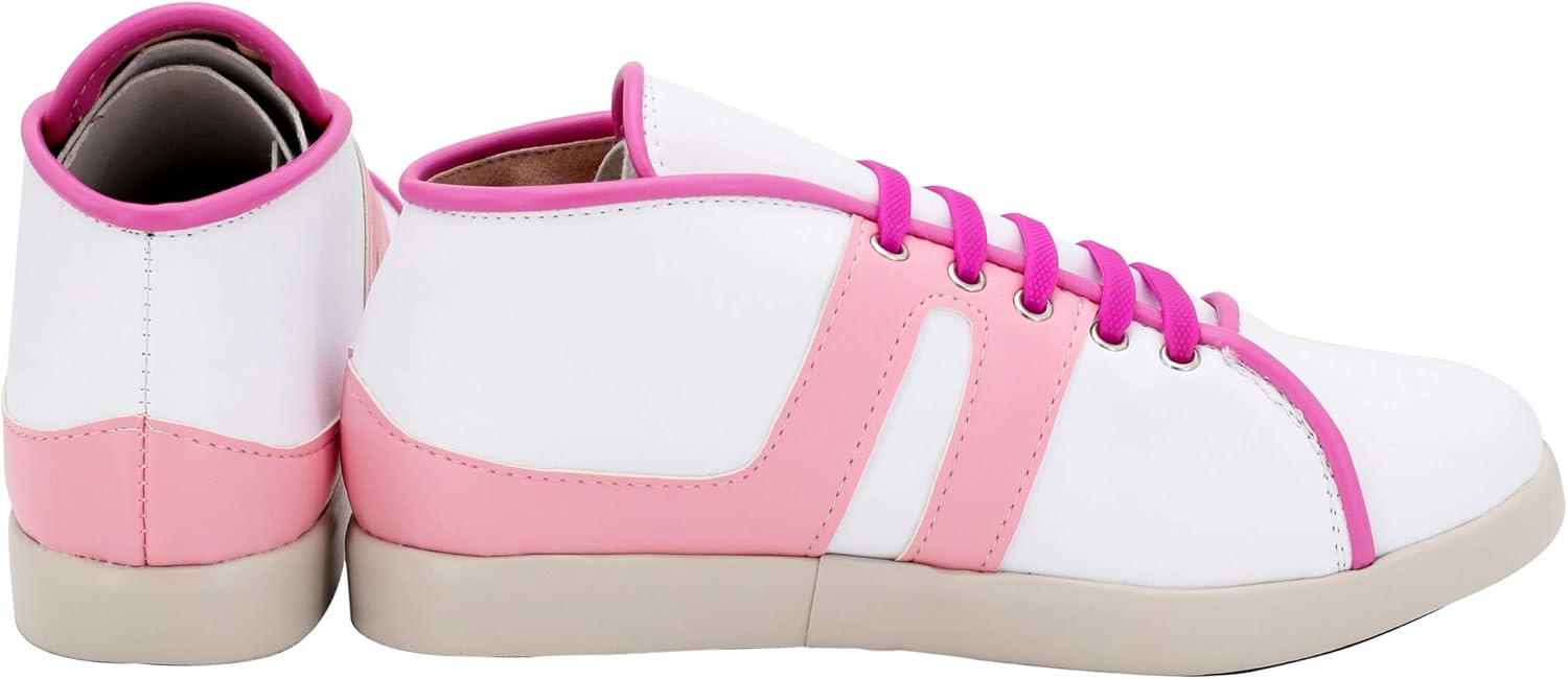 OW Hana Song Cosplay D.VA DVA Cosplay Shoes Academy Girls Pink Boots