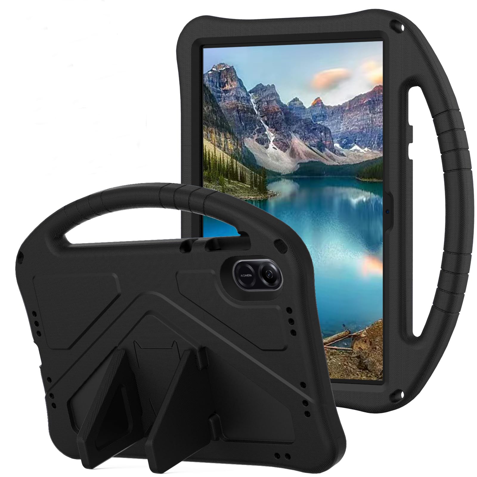 Unichthy Kids Case for Honor Pad X9 11.5 inch 2023 Full Body Protective Cover with Handle Stand Lightweight Shockproof Case for Honor Pad X9 Tablet 11.5 Tablet Black