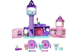 Magic Mixies Mixlings Magic Castle Super Pack, Expanding Playset with Magic Wand That Reveals 5 Magic Moments and 2 Collector's Cauldrons, for Kids Aged 5 and Up, Amazon Exclusive