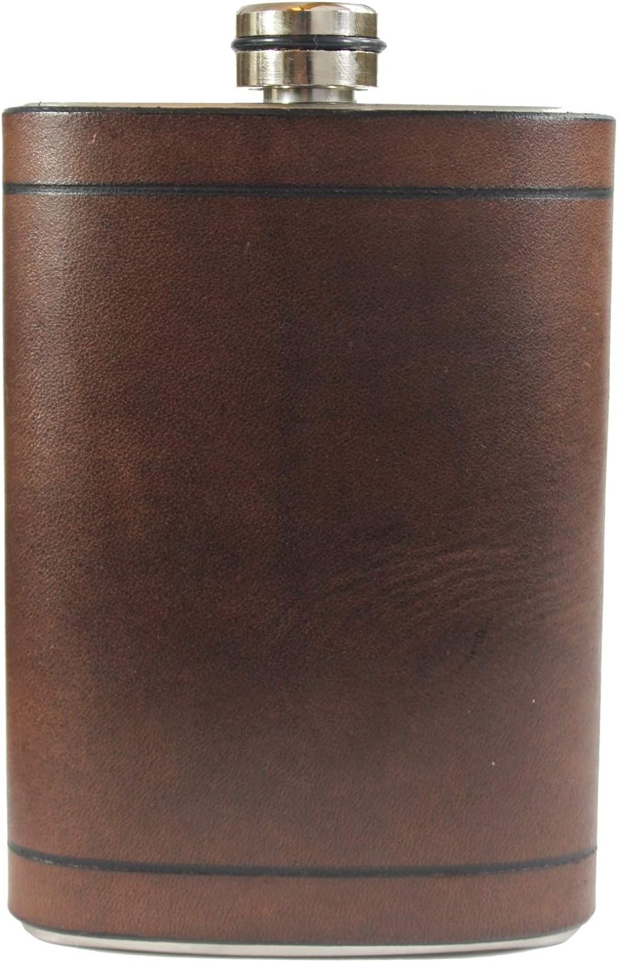 Primo Liquor Flasks Men’s Stainless Steel Hip Flasks For Liquor, Genuine Dark